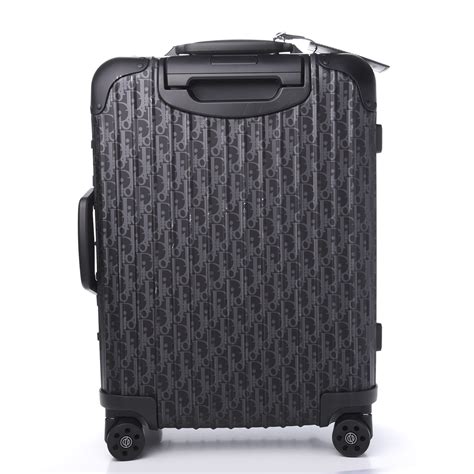 dior and rimow suitcase|christian dior carry on luggage.